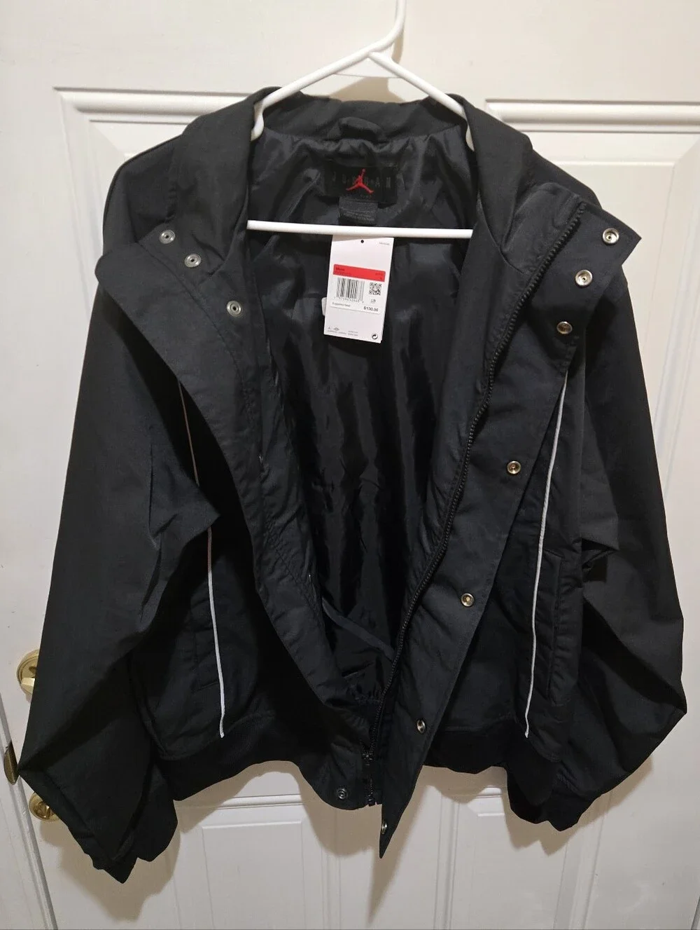 Air Jordan MVP Season Jacket Black Men's Large FV7241-010 Rare